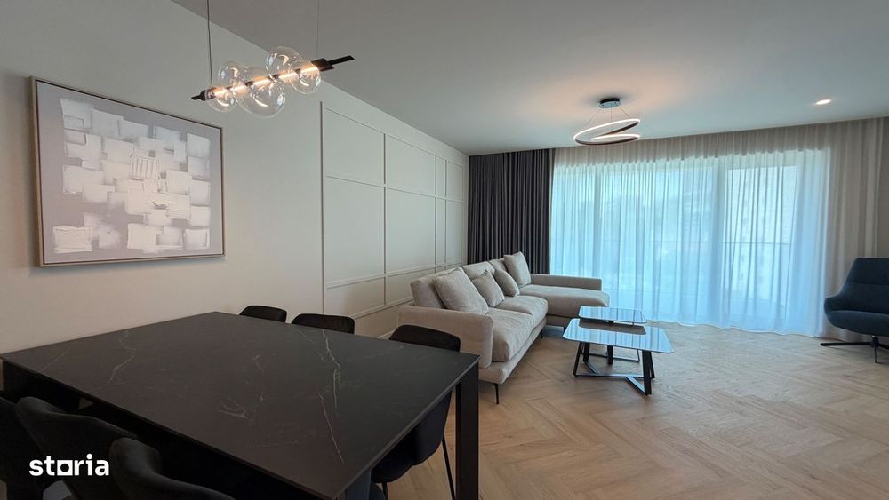 Apartament 4 camere de inchiriat superb-Zona Pipera-100 metri metrou — fotografia 3
