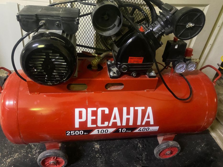 Компрессор ресанта 100л
