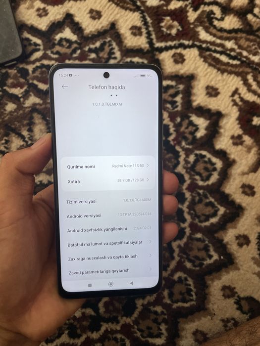 Redmi Note 11S 5G varinati