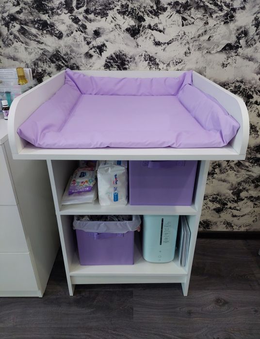 Десяткя мебель Комод пеленальный деревянный Лилу для вещей и игрушек