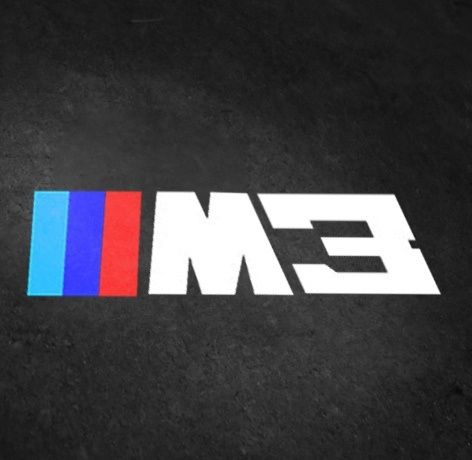Set 2 Logo Holograma Bmw usa portiera Bmw Bmw M M3 M5 M Performance