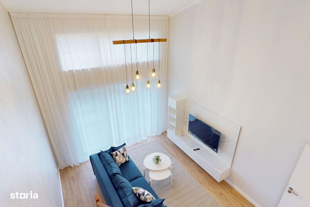 Penthouse 3 camere, 2 băi, mobilat complet, dressing - întabulat