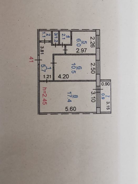 2 комн квартира район кжби