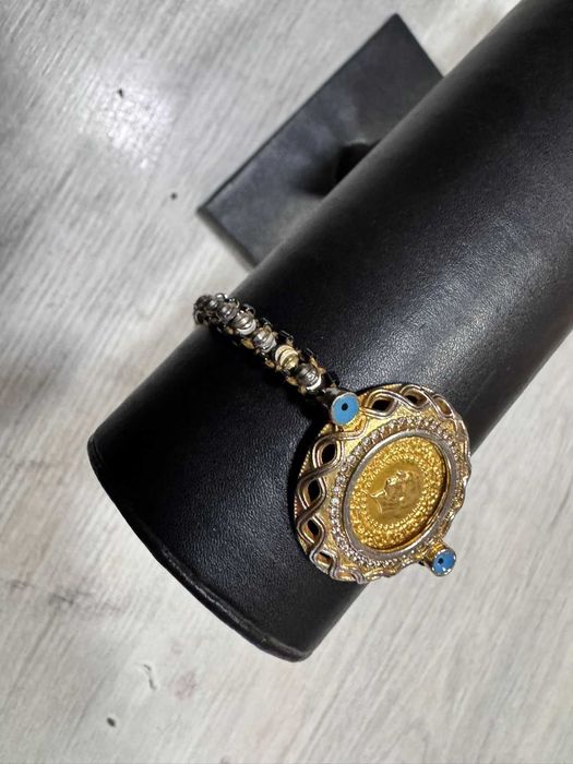 Гривна със златна паричка 14k Кемал Ататюрк