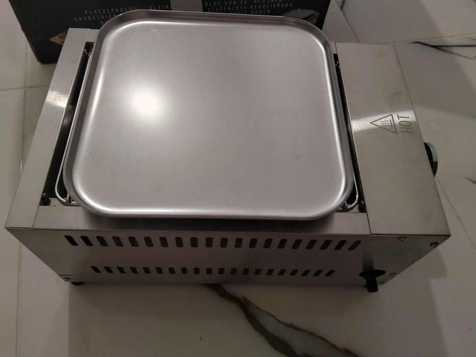 Grătar pe gaz și plita portabil