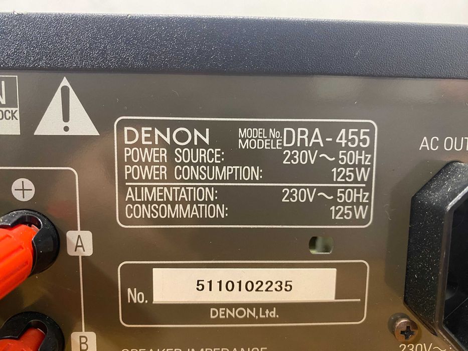 statie / amplificator denon dra 455