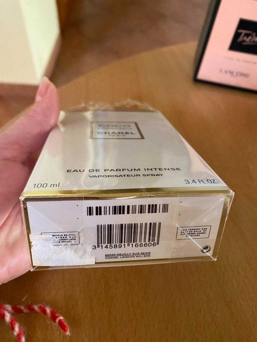 Бутилка от парфюм с кутия Chanel Mademoiselle, Tresor