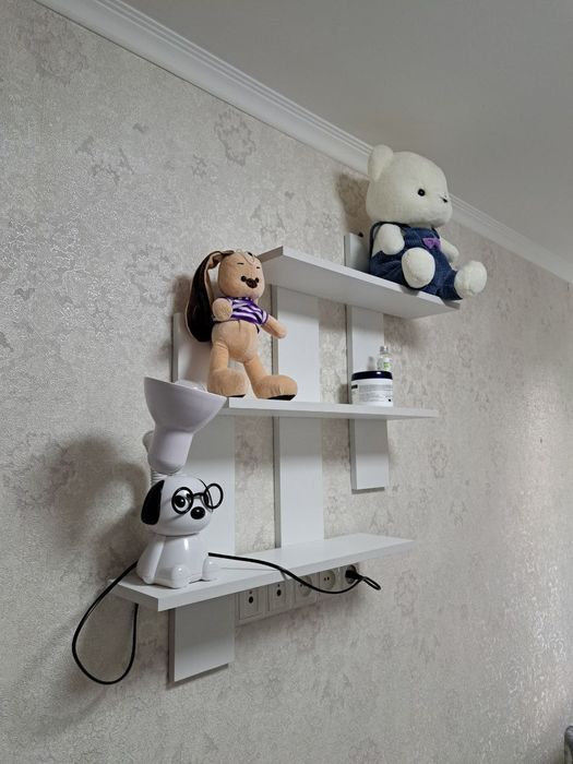 Настенная полка белый