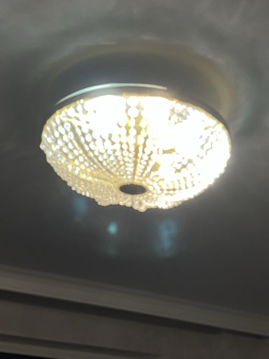 Хрустальная круглая люстра