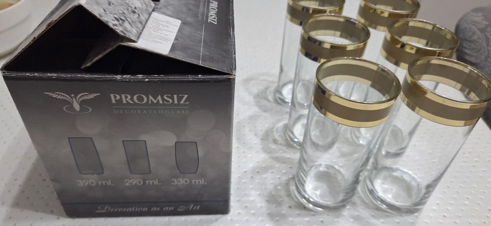 Бокалы, стаканы  Promsiz