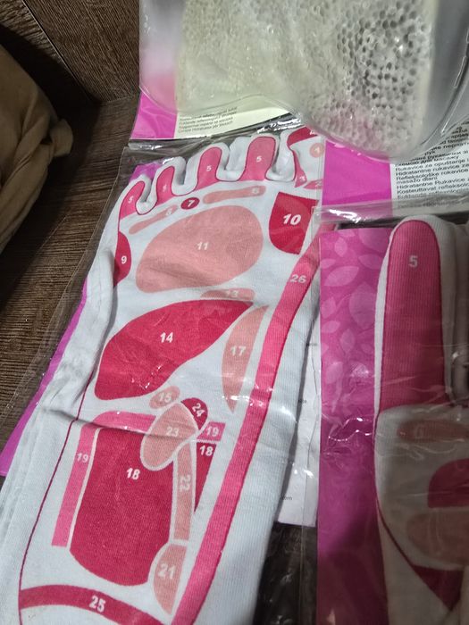 Set reflexologie plus banda pentru ochi cu gel