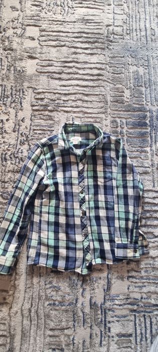 Рубашка на мальчика фланелька 5-6лет