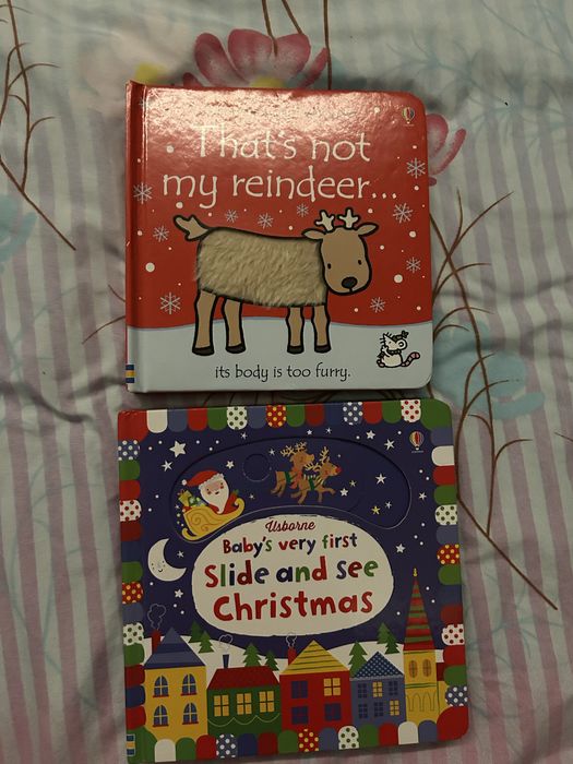 Usborne carti tactile de craciun