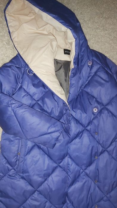 Зимний длинный пуховик