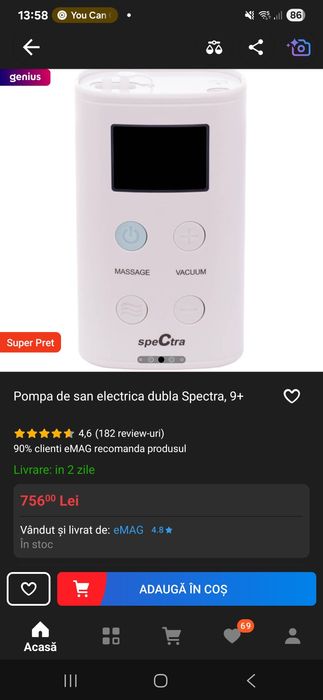 Pompa San Spectra 9 Plus
