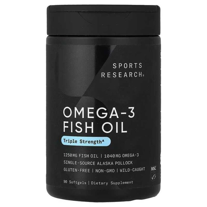 Sports Research Omega-3 омега-3