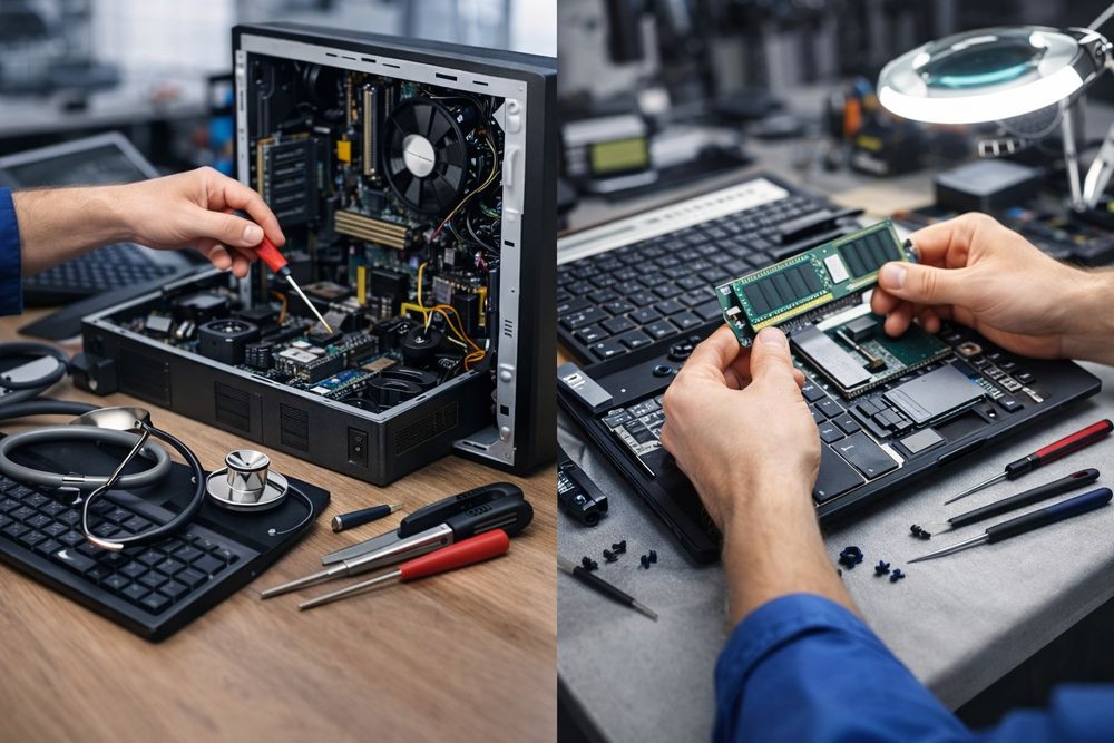 Mentenanță & Reparații PC-uri și Laptopuri – Rapid și Profesionist