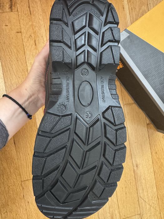 НОВИ кожени мъжки Сейфти обувки