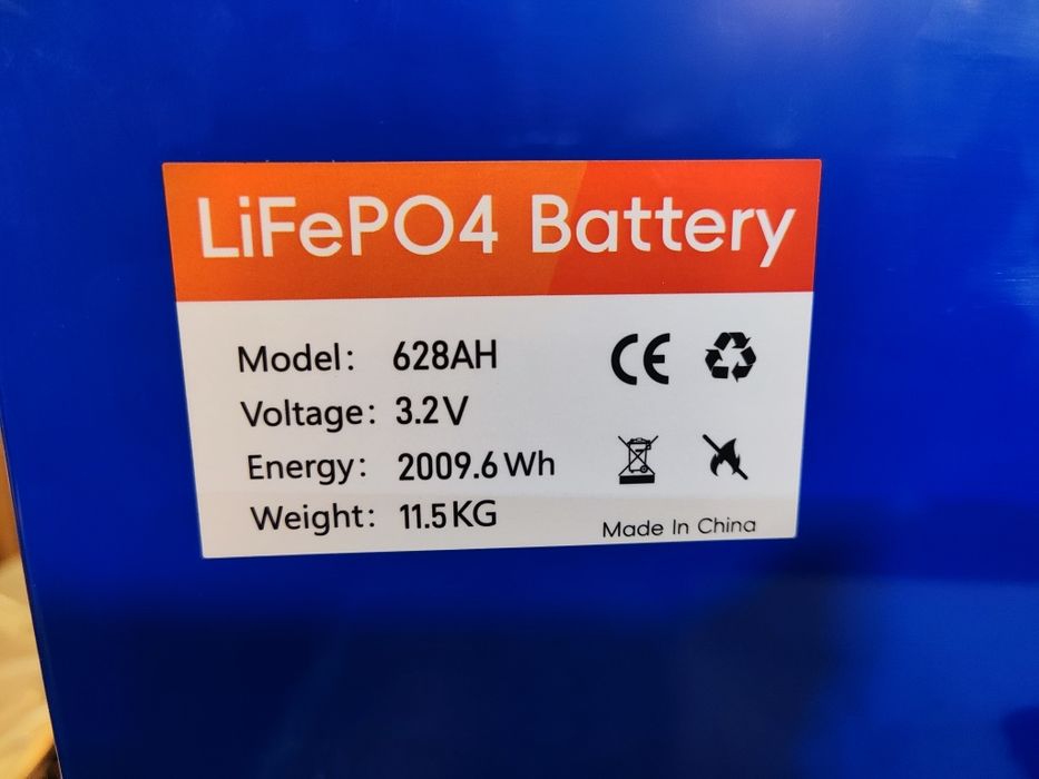 LIFEPO4 клетки за соларна система 628Ah/3.2v