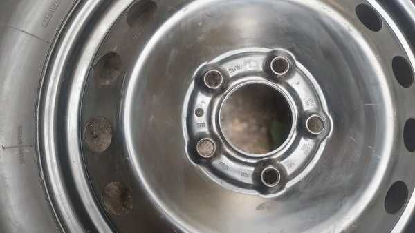 Rezerva ingusta(slim) originala BMW pe R16-5x120 (anvelopa 115/90/R16)