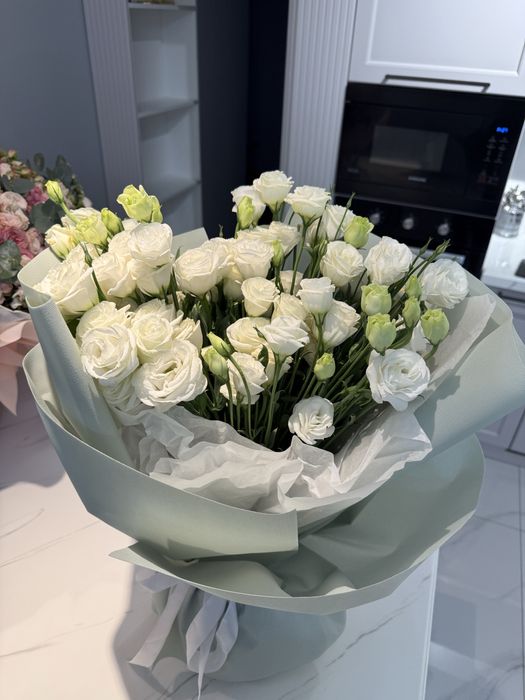 обьемный букет .