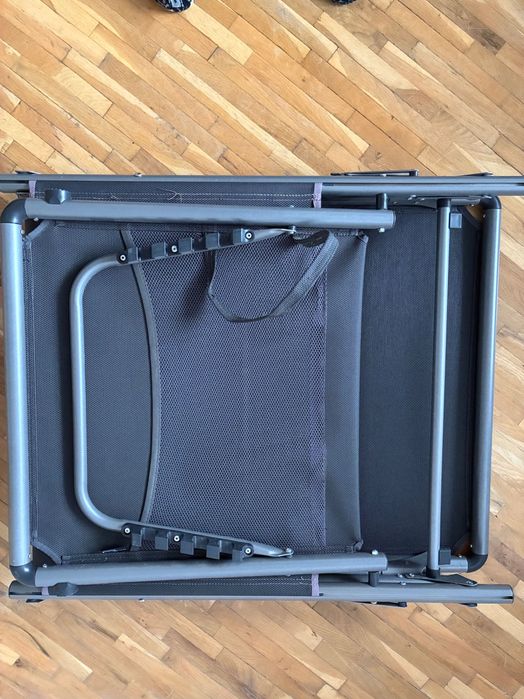 Сгъваем шезлонг Livarno Home до 120 кг алуминиев шезлонг Германия