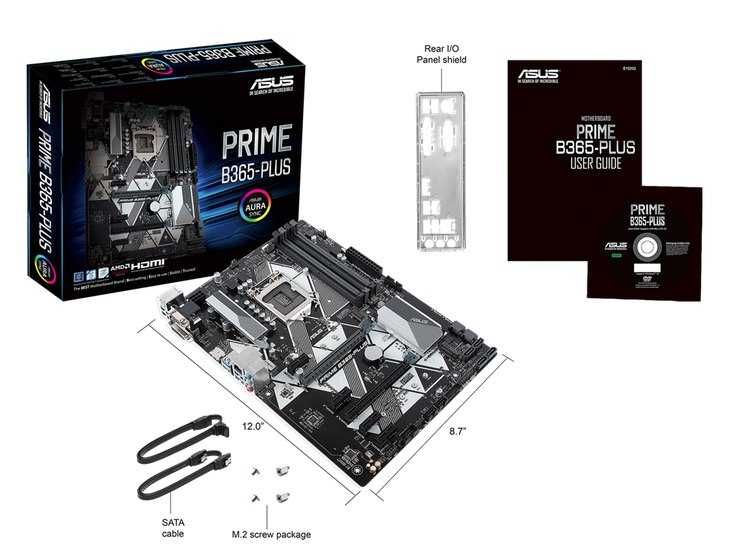 PRIME B365-PLUS Intel LGA-1151 ATX motherboard