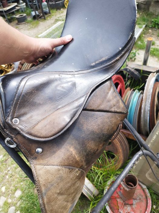 Șa de piele călărie originala