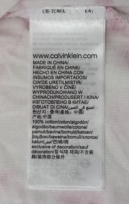 Calvin Klein Jeans Tee оригинална тениска XS памучна фланелка