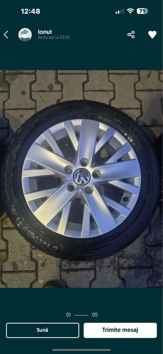 Jante Volksvagen , Audi , Ford 295/55/16 etc