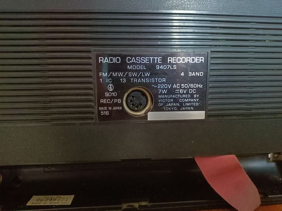 Radio casetofon JVC