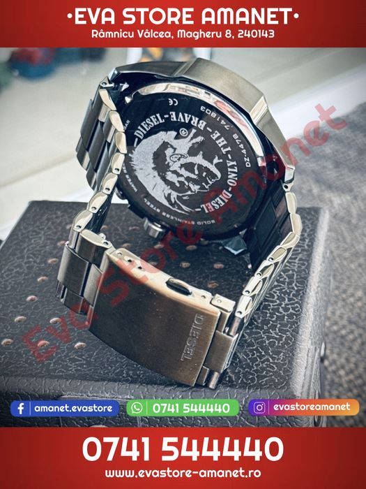 Ceas barbati Diesel Mega Chief DZ-4478 51-59mm Cristal Mineral