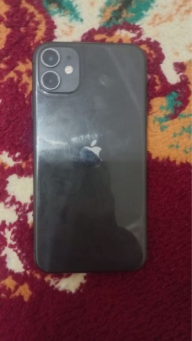 iPhone 11 128 ГБ, аккумуляторы 78%, толық жұмыс істейді