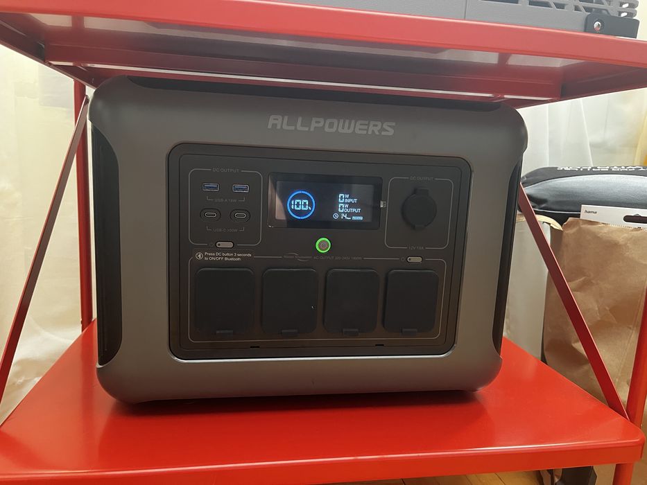 ALLPOWERS R1500 соларна станция + SP033 слънчев панел 200W × 1