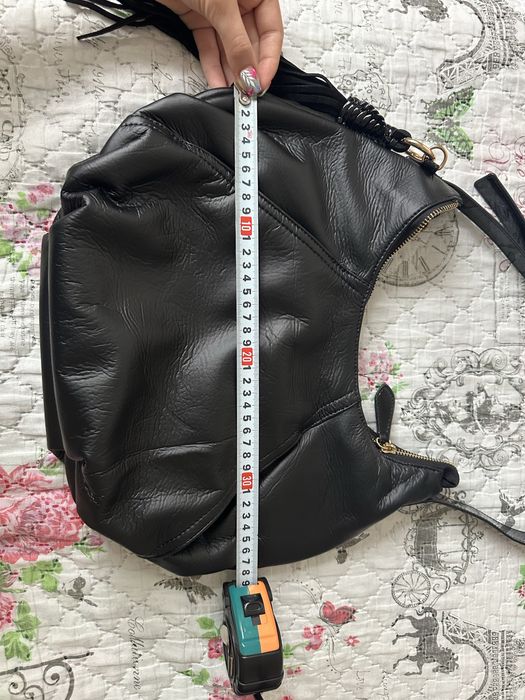 Нова черна средна чанта +подарък