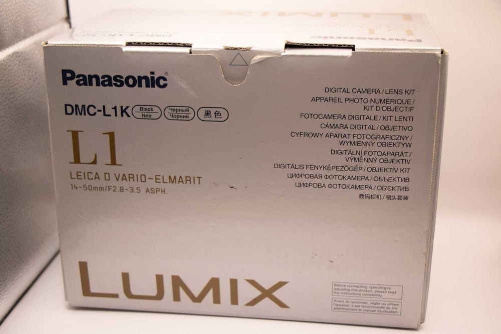 Aparat foto digital Panasonic Lumix DMC-L1K + Leica ELMARIT 14-50/f2.8