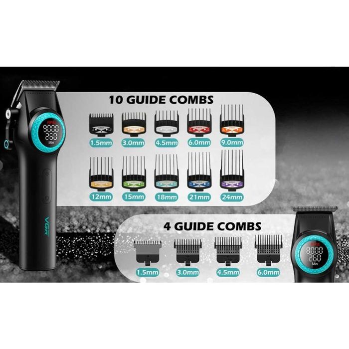 Пълен комплект 4 в 1 -VGR Professional Barber Combo 4 в 1  (ЧЕРЕН)