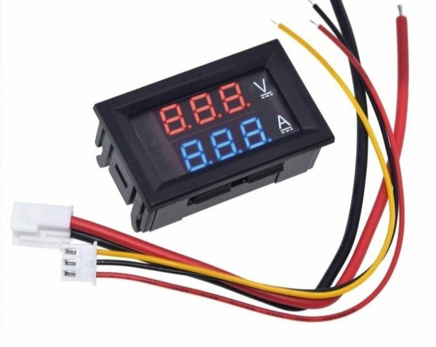 Вольтметр амперметр. Блок питания переходник