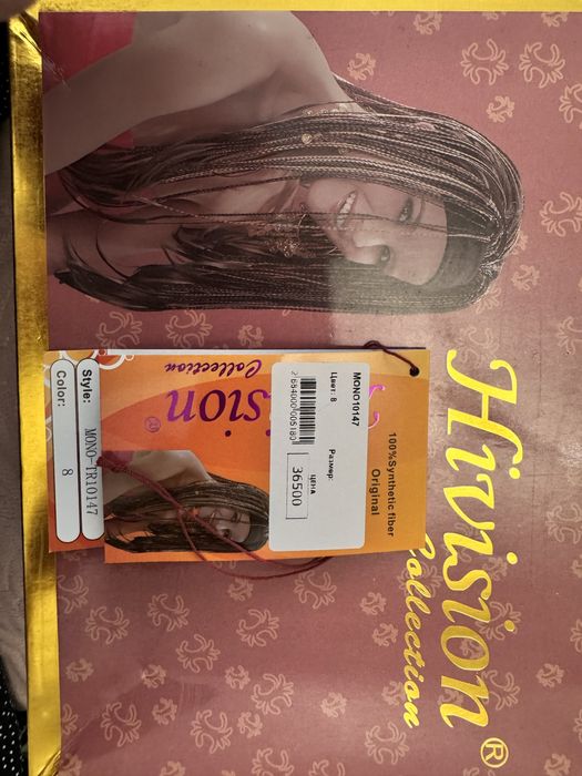 Парик из термоволокна дышащий