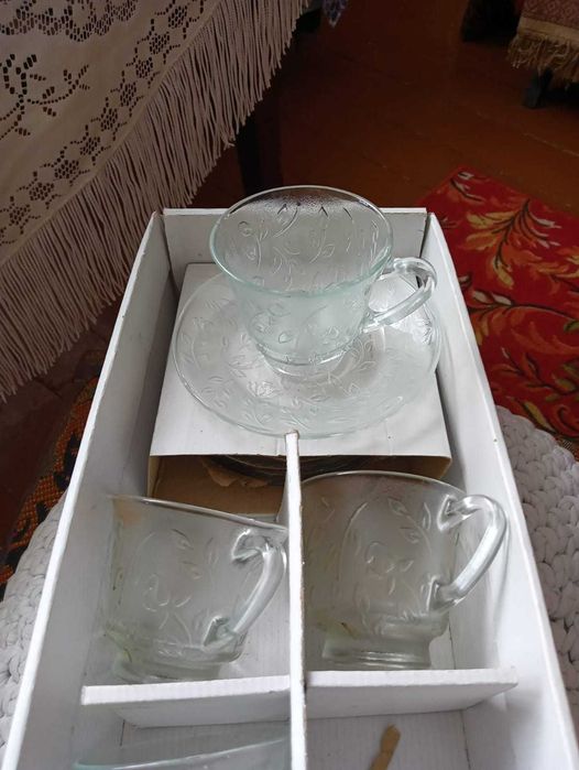 Чайный набор, стекло