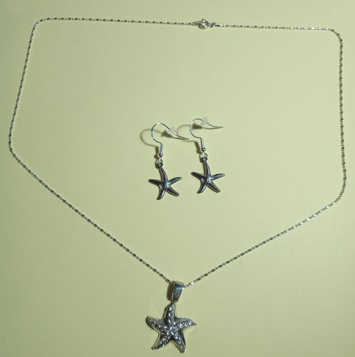 Colier argint 925 + cadou cercei