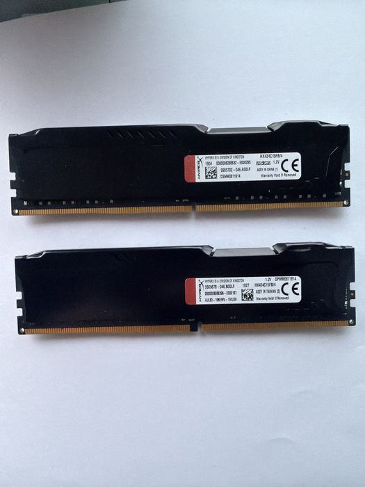 2x4 Ram DDR4 HyperX Fury