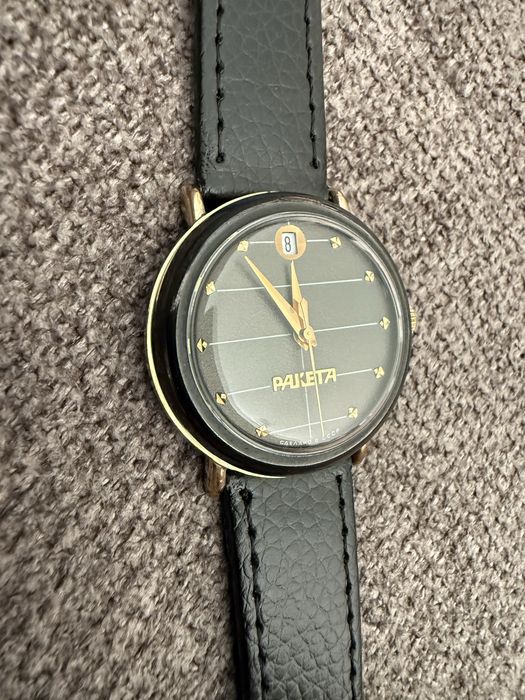 Съветски позлатен часовник Ракета