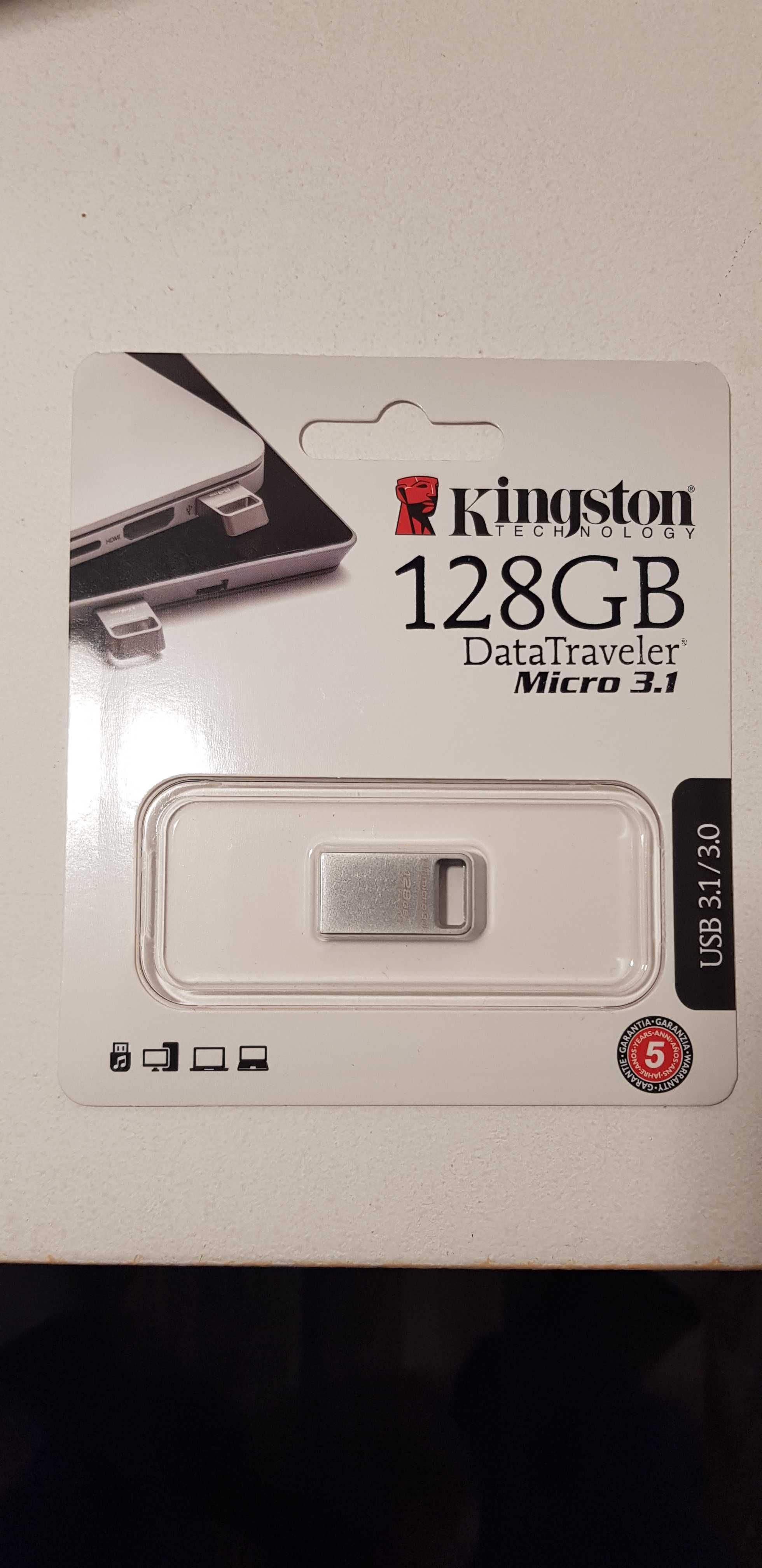 Флаш памет Kingston DataTraveler Micro 128GB USB 3.1 гр. София Люлин ...