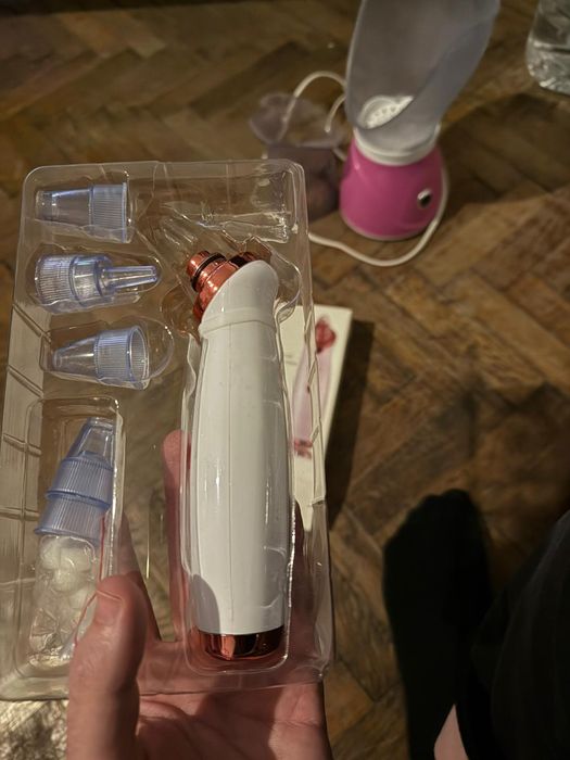 Set curatare ten sauna faciala + aspirator puncte negre