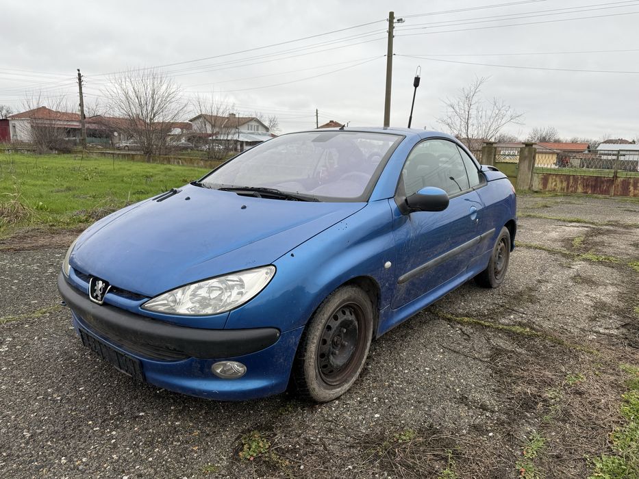 Peugeot 206 CC, 1,6i бензин 109кс на части, Пежо 206 Кабрио на части