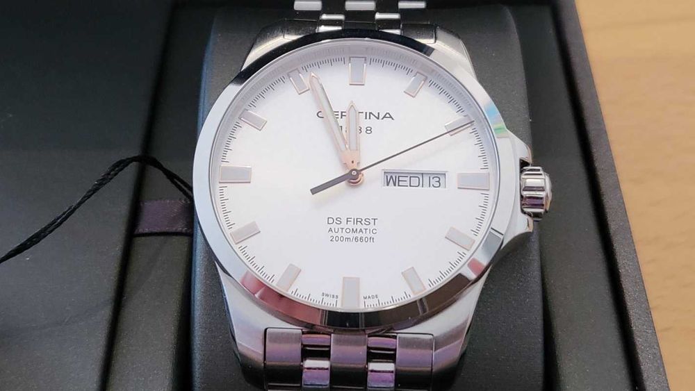 CERTINA DS First Day-Date Automatic /НОВ премиум швейцарски часовник/