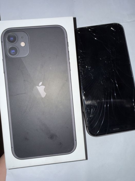 Iphone 11, 128 гб, зарядка, коробка есть