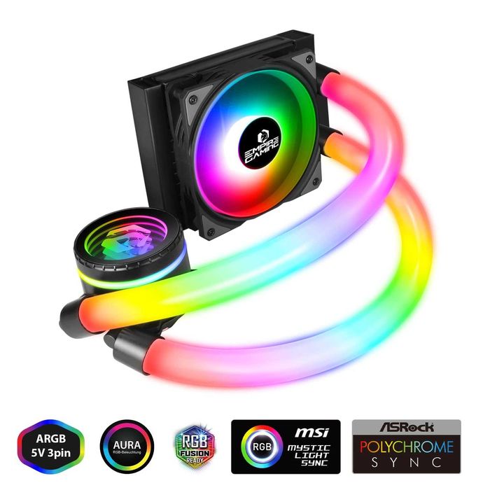 Cooler Procesor CPU Aio EMPIRE GAMING Guardian P-W120 Răcire Intel AMD