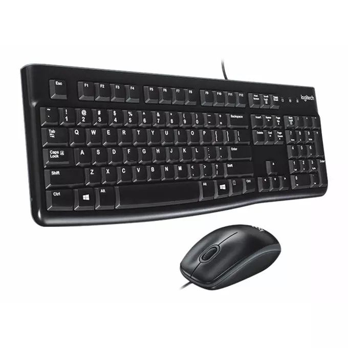 Комплект клавиатура с кирилица и мишка - Logitech MK120